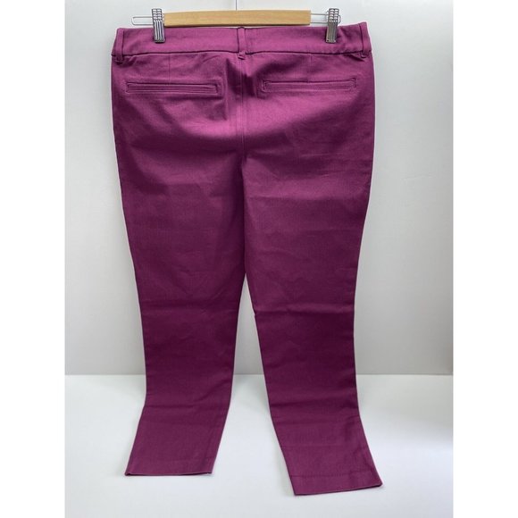 Old Navy Pixie Mid Rise Pants Size 12 Ladies Navy Blue New - Picture 10 of 12